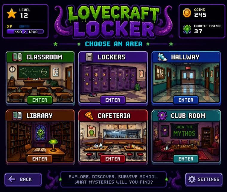 Lovecraft Locker 区域探索 专题图 7