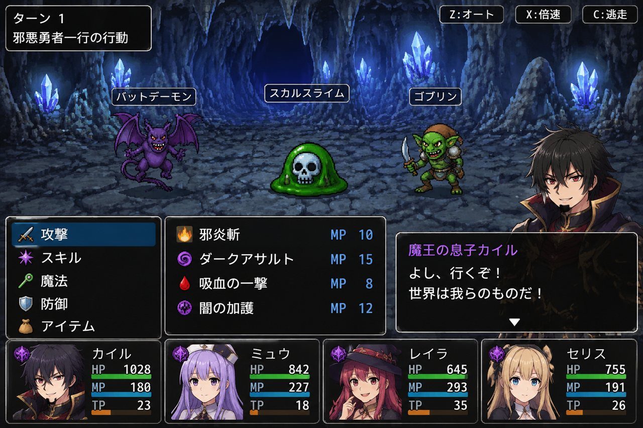 邪恶勇者一行 队伍回合战斗 资料图 4