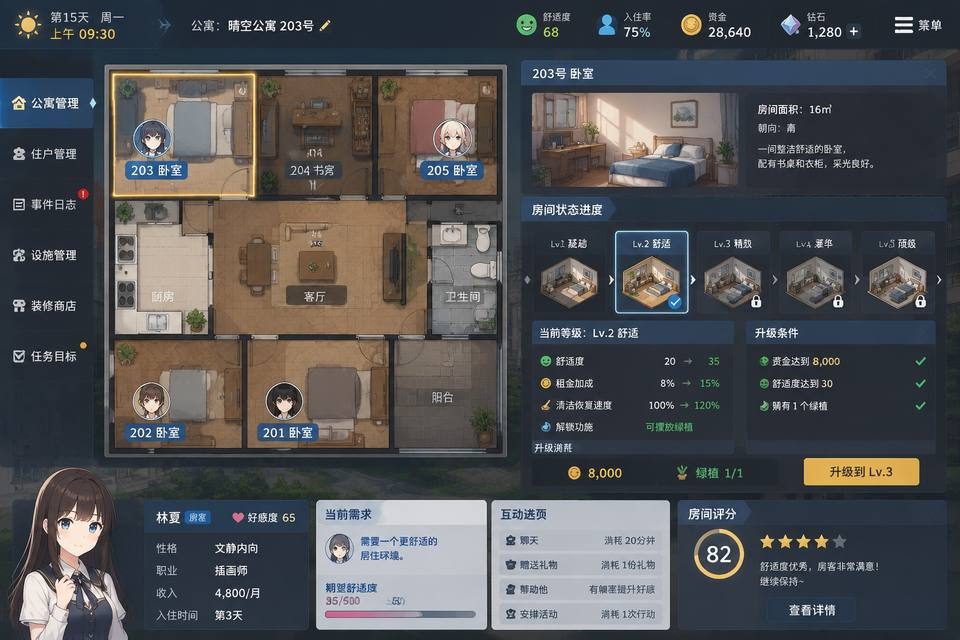 ROOM 角色路线 场景图 2
