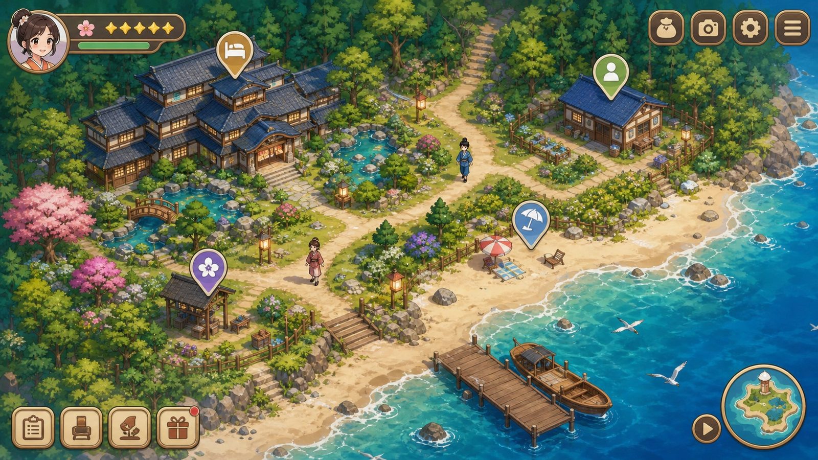 歌鸲旅馆KomadoriInn存档 Steam云存档 玩法截图 6